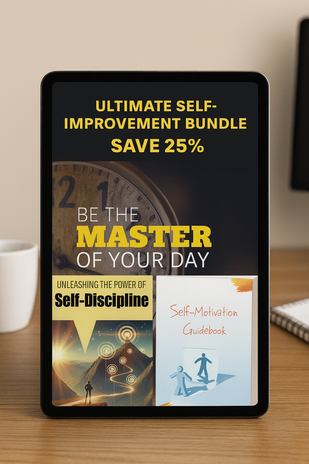 Ultimate Self-Improvement Bundle - 3 Ebooks to Transform Your Life (Digital Bundle)