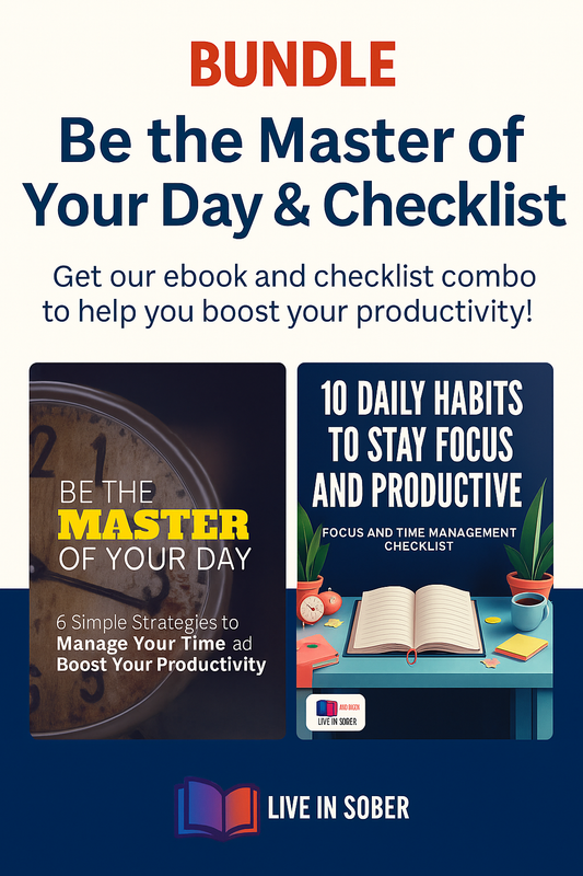 PRODUCTIVITY STARTER PACK - eBook + Daily Habits Checklist (Digital Bundle)